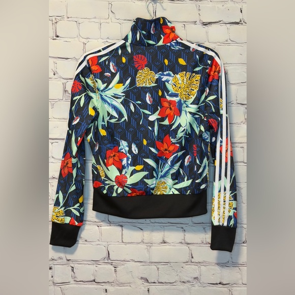 Adidas Originals x HER Studio London Track Jacket Size Small Tropical Leopard - Picture 3 of 10